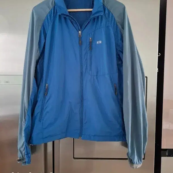 [BUNJANG] K2 Men's Windproof Jacket - Blue / K2 남성 방풍 자켓 블루