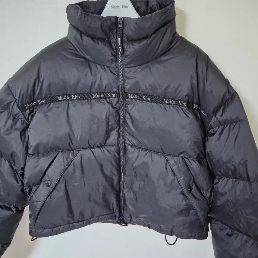 [BUNJANG] Matin Kim Taping Puffer Down Jumper Black S / 마뗑킴 테이핑 푸퍼 다운점퍼 블랙 S