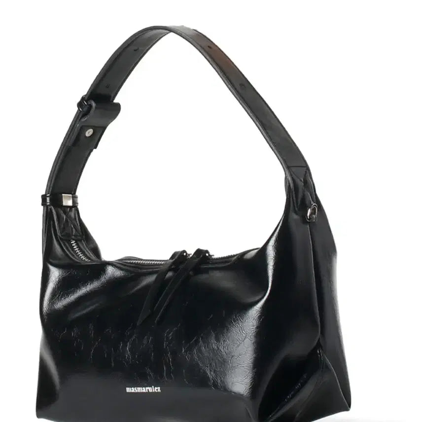 [BUNJANG] Black Hobo Bag / 블랙 호보백