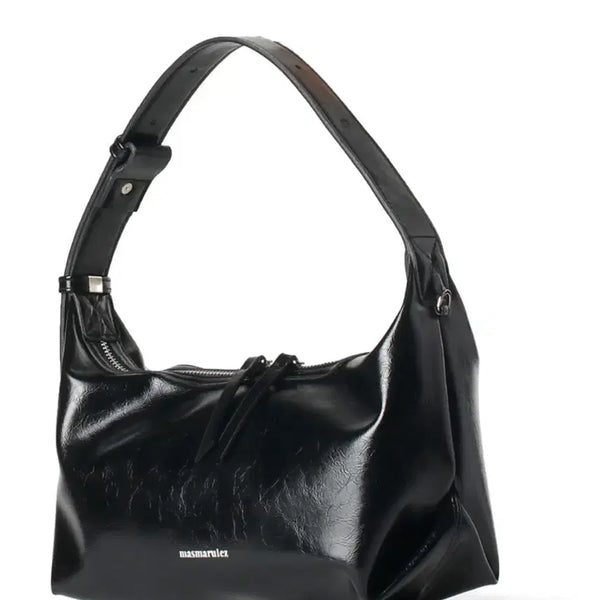 [BUNJANG] Black Hobo Bag / 블랙 호보백