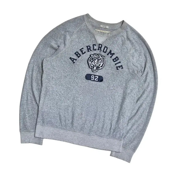 [BUNJANG] Abercrombie & Fitch Distressed Crewneck Sweatshirt L / [L] 아베크롬비 데미지 부클 맨투맨