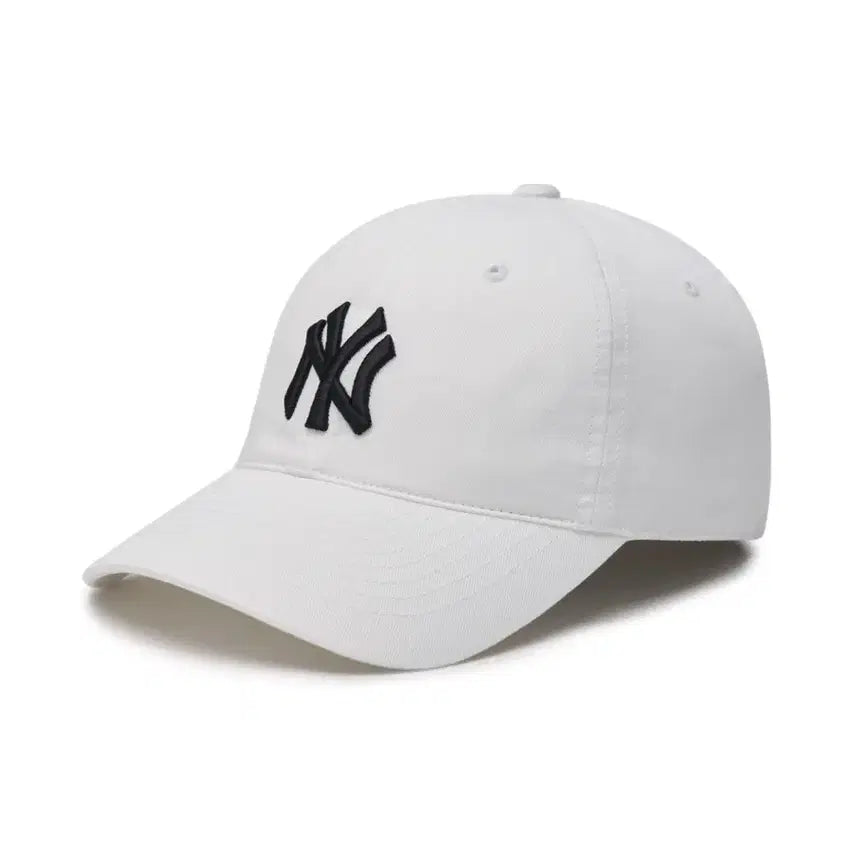 [BUNJANG] MLB Unstructured White Ball Cap / MLB N 언스트럭쳐 화이트 볼캡