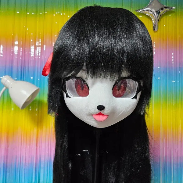 [BUNJANG] Premade Kigurumi Fursuit Head - Black / 프리메이드 키구루미 퍼슈트 온리 헤드 ㅡ 블랙