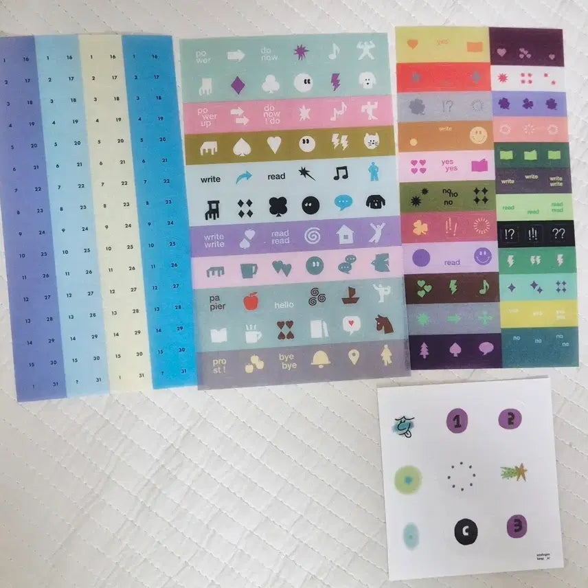 [BUNJANG] Analog Keeper Sticker Set (4 Types) / 아날로그키퍼 스티커 4종