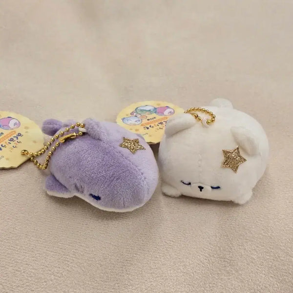 [BUNJANG] Sumikko Gurashi Mochi Whale & Polar Bear Keychain Set / 스밋코구라시 모찌 고래 북극곰 키링