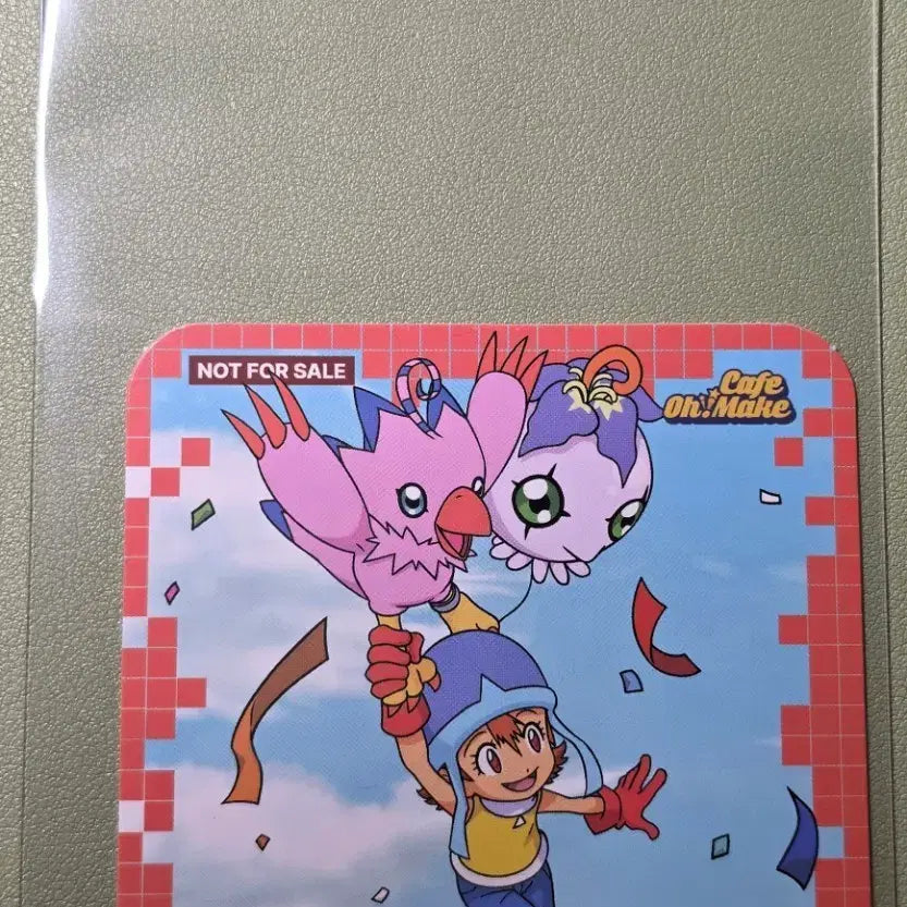 [BUNJANG] Digimon Adventure Digimon Omake Cafe 2nd Special Prize Coaster Sora & Piyomon / 디지몬어드벤처 디지몬 오마케 카페 2차특전 코스터 소라 피요몬 판매 양도
