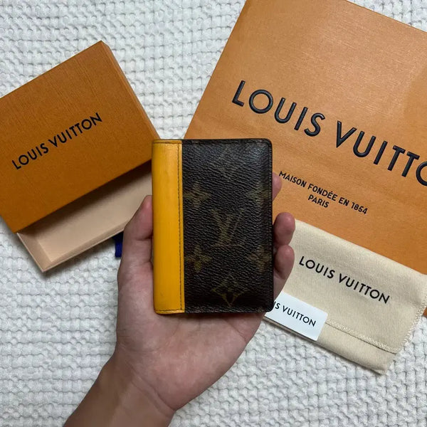 [BUNJANG] Louis Vuitton Macassar Yellow Organizer / (당일배송 풀구성) 루이비통 마카사르 옐로우 오거나이저