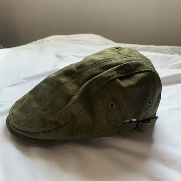 [BUNJANG] Khaki Vintage Hunting Cap Ball Cap / 새상품 헌팅캡 카키 골프모자 헌팅 빈티지 볼캡