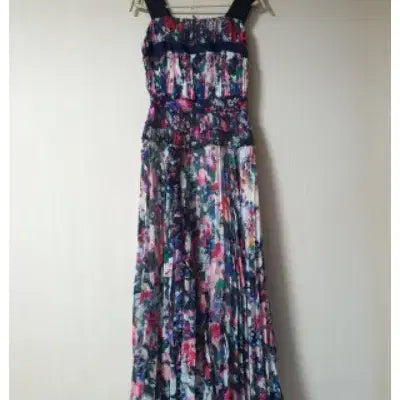 [BUNJANG] Obzee Bustier Chiffon Dress Size 44 / 오브제 obzee 뷔스티에 쉬폰 원피스 44 사이즈 정품