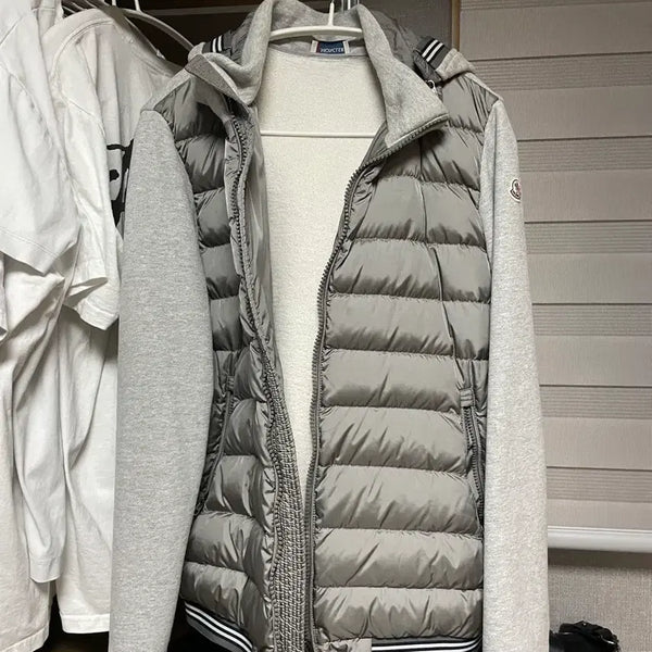 [BUNJANG] Moncler Lightweight Padded Vest Grey / 몽클레어 경량 패딩 조끼 그레이