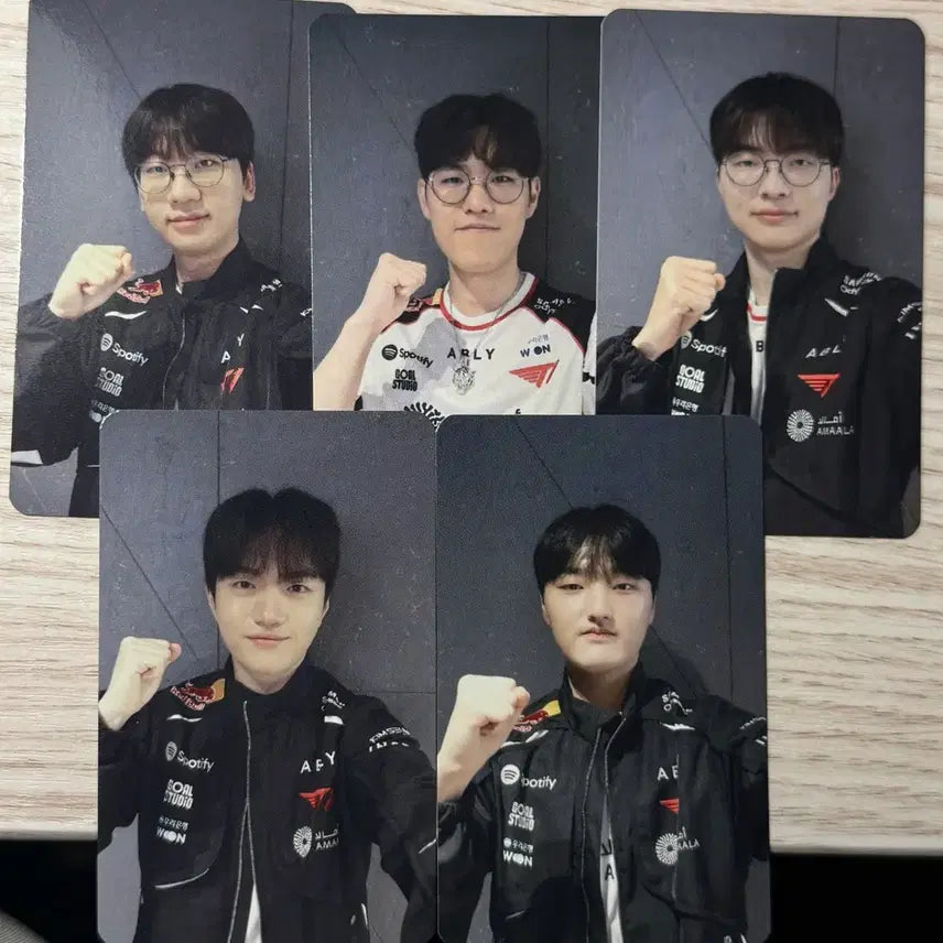 [BUNJANG] T1 Zone Doran Oner Faker Faece Keria Photocard Set / T1 zone 티원존 도란 오너 페이커 페이즈 케리아 포카 세트