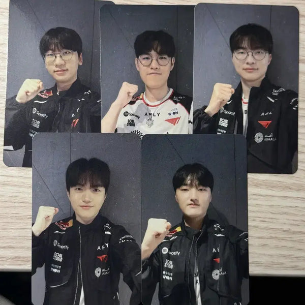 [BUNJANG] T1 Zone Doran Oner Faker Faece Keria Photocard Set / T1 zone 티원존 도란 오너 페이커 페이즈 케리아 포카 세트