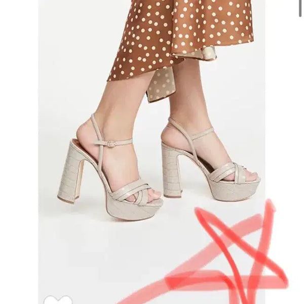 [BUNJANG] Malone Souliers Platform Sandals (EU 37) / 230 235 새상품 정품 말론슐저 정가100만 플랫폼 샌들 구두