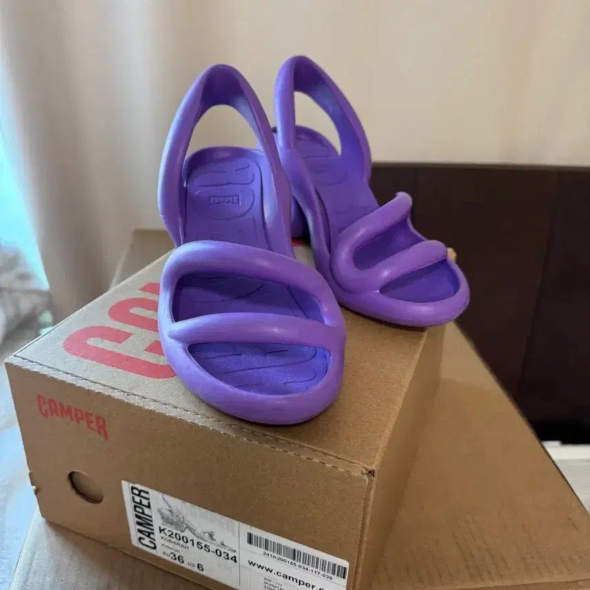 [BUNJANG] Camper Women's Sandals Purple Size 235 / 캠퍼 여성샌들