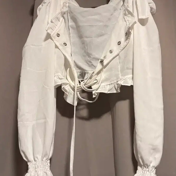 [BUNJANG] Off-Shoulder Frill Blouse Bundle Set / 오프숄더 프릴 블라우스 일괄