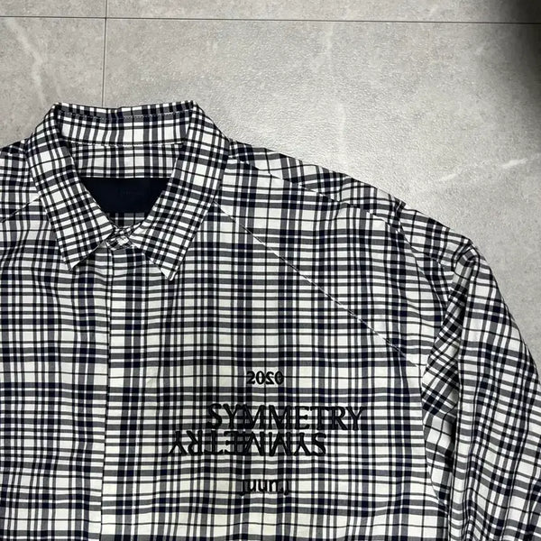 [BUNJANG] JUUN.J 20SS Symmetry Check Shirt XL / [실측 XL] 준지 20SS 시메트리 체크셔츠