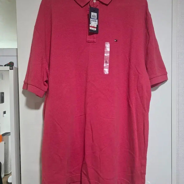 [BUNJANG] Tommy Hilfiger Pink Polo Shirt XL / 타미힐피거 반팔 카라티 핑크 XL 새제품