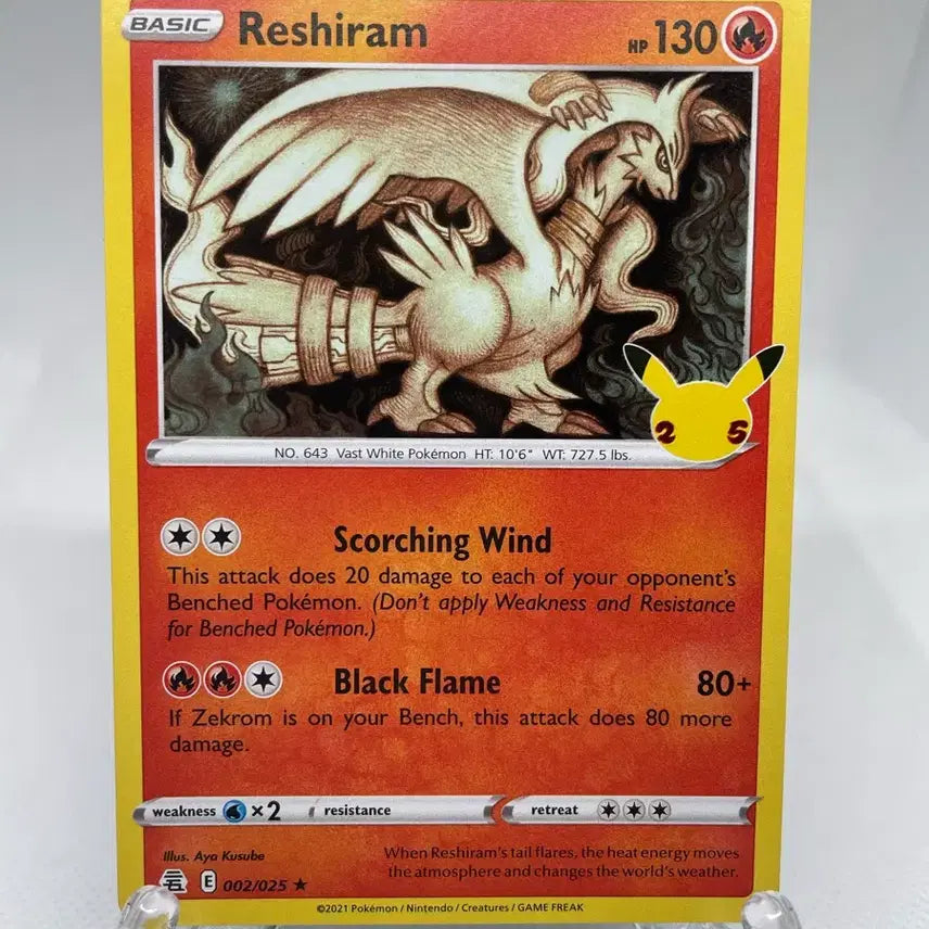 [BUNJANG] Pokemon Card - 25th Anniversary North American Edition, Reshiram Holo (English) / 25주년 북미판 레시라무 홀로카드 영판 포켓몬카드