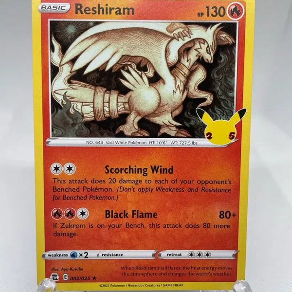 [BUNJANG] Pokemon Card - 25th Anniversary North American Edition, Reshiram Holo (English) / 25주년 북미판 레시라무 홀로카드 영판 포켓몬카드
