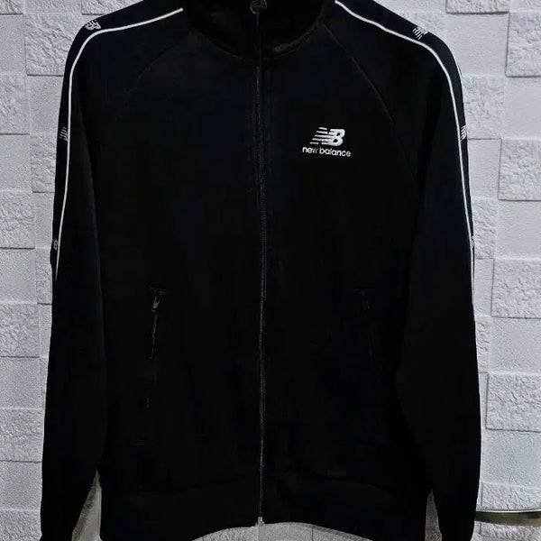 [BUNJANG] New Balance Side Logo Track Top Jersey Black / 뉴발란스 사이드로고 트랙탑 블랙 져지 S