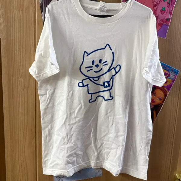 [BUNJANG] Cat T-Shirt / 고양이 티셔츠