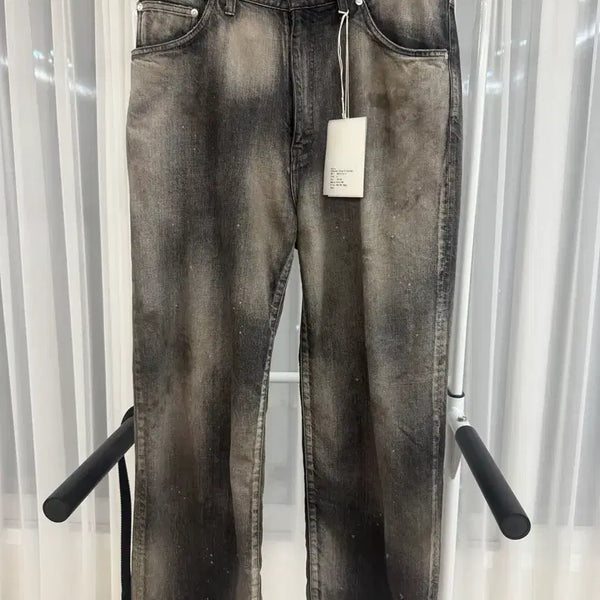 [BUNJANG] Anselm Black Washed Denim Pants / 안셀름 블랙 워싱 데님 팬츠 청바지 2사이즈(30사이즈-32사이즈) 팝니