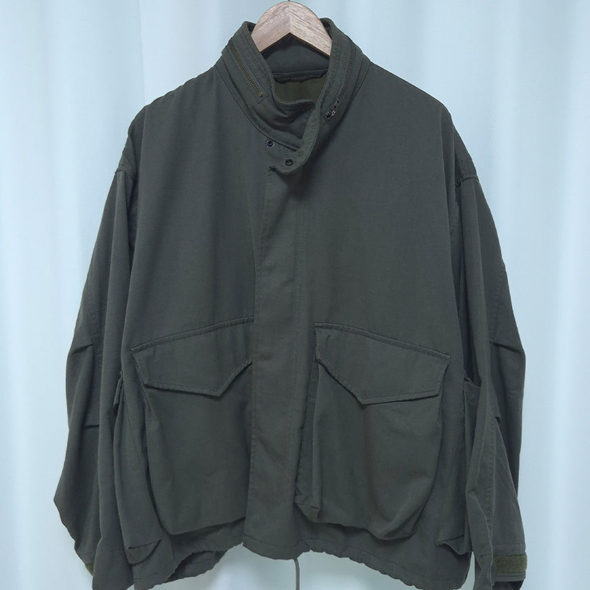 [BUNJANG] BEAMS M-65 Wide Short Blouson Jacket / BEAMS 빔즈 와이드 쇼트 M-65 블루종