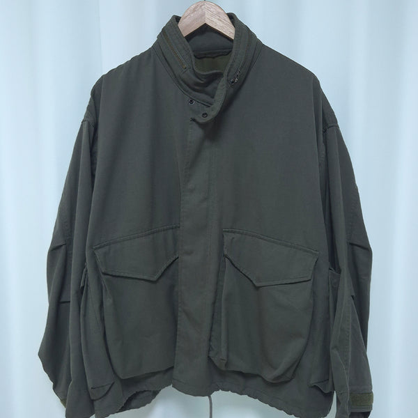[BUNJANG] BEAMS M-65 Wide Short Blouson Jacket / BEAMS 빔즈 와이드 쇼트 M-65 블루종