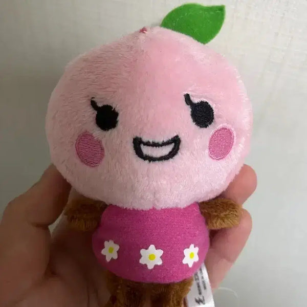 [BUNJANG] Vintage Peach Fruit Keychain Plush Doll / 고전 일본 복숭아 과일 키링 인형