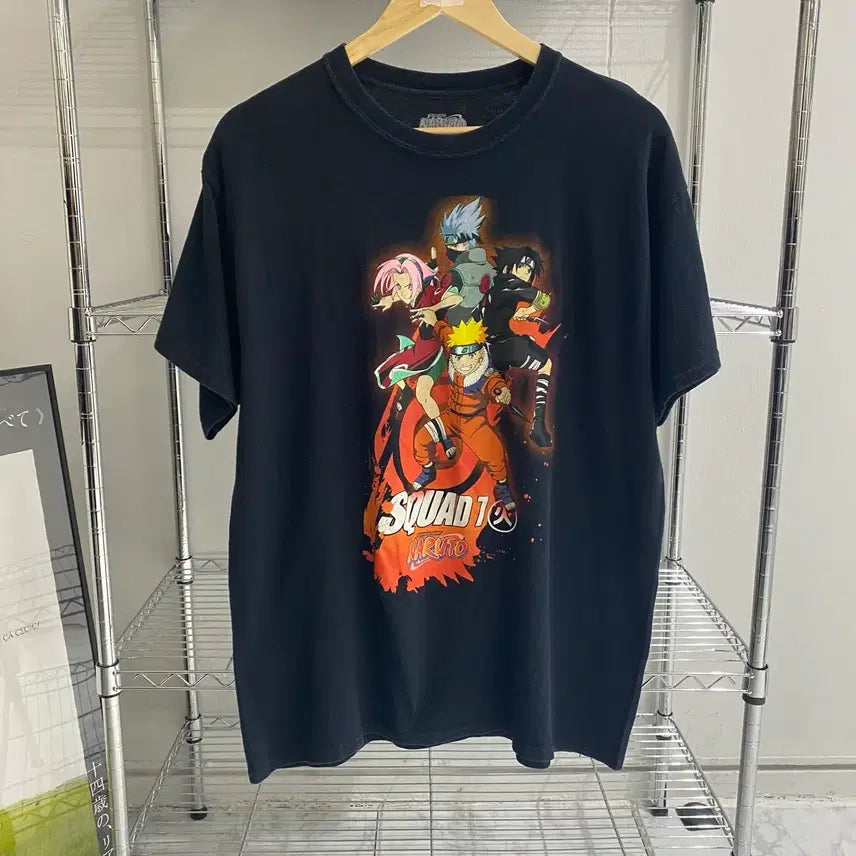 [BUNJANG] Naruto Official Animation T-Shirt / 나루토 오피셜 애니메이션 티셔츠 애니티