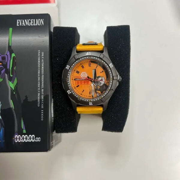 [BUNJANG] BOXFUN Evangelion Eva-00 Wristwatch / BOXFUN 에반게리온 손목 시계 박스펀 노랑 에바00