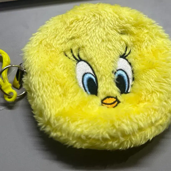 [BUNJANG] Looney Tunes Tweety Coin Pouch Keychain Card Holder / 트위티 루니툰즈 동전지갑 키링 카드파우치