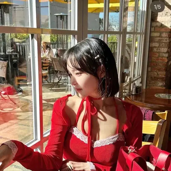 [BUNJANG] Black Bustier + White Frill Cardigan Set / 블랙 뷔스티에 + 화이트 프릴 가디건 세트 에피누 양산형 지뢰계 초커