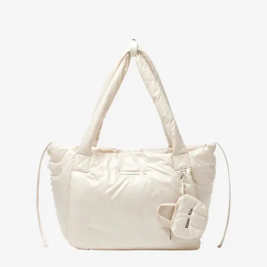 [BUNJANG] Matinkim Padded Tote Bag Light Beige / (새상품) 마뗑킴 패딩 토트백 라이트베이지