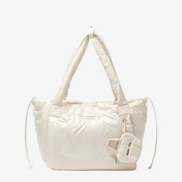 [BUNJANG] Matinkim Padded Tote Bag Light Beige / (새상품) 마뗑킴 패딩 토트백 라이트베이지
