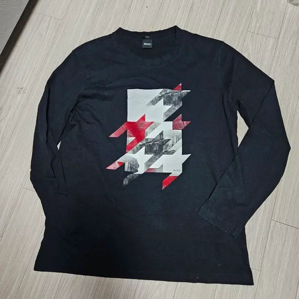 [BUNJANG] Boss Printing Long Sleeve T-Shirt XL / 보스 프린팅 쭉티 롱슬리브 XL 105