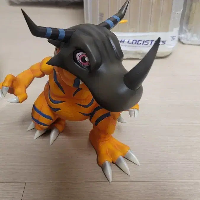 [BUNJANG] Digimon Greymon Agumon Tai Kamiya Resin Statue by Miman / 디지몬 레진 miman 그레이몬