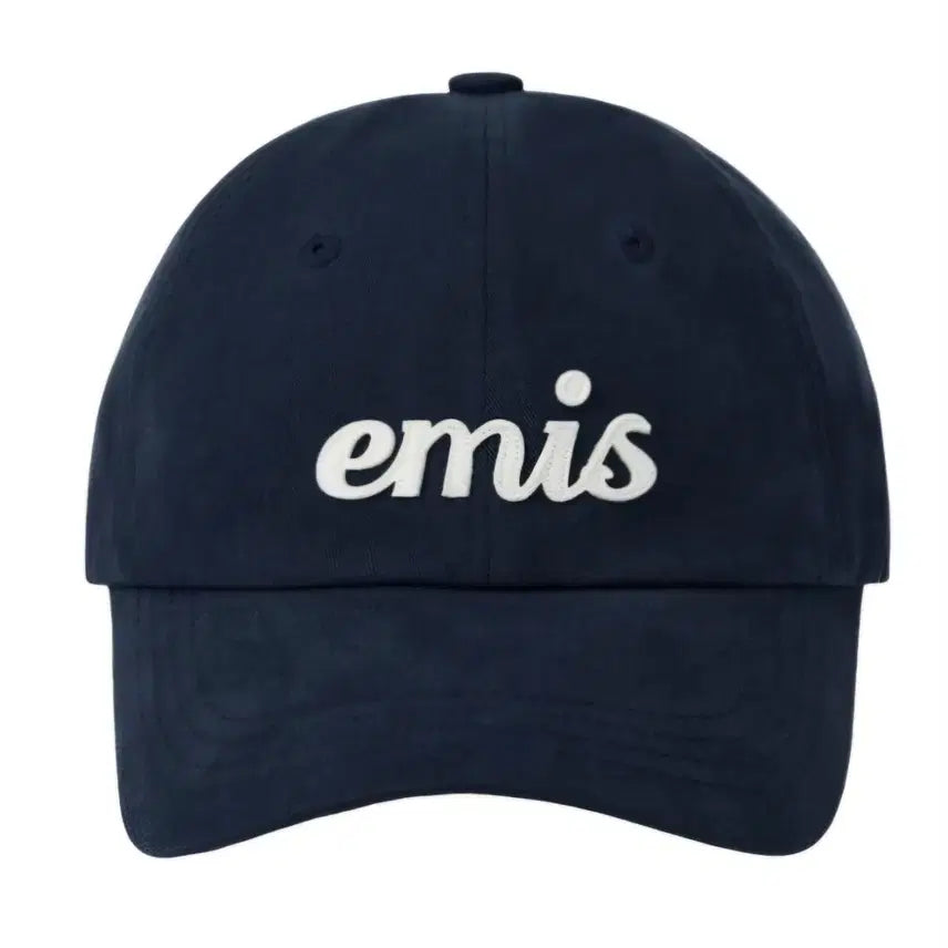 [BUNJANG] Emis Applique Logo Ball Cap Navy / (새상품) emis 아플리케 이미스 볼캡 네이비