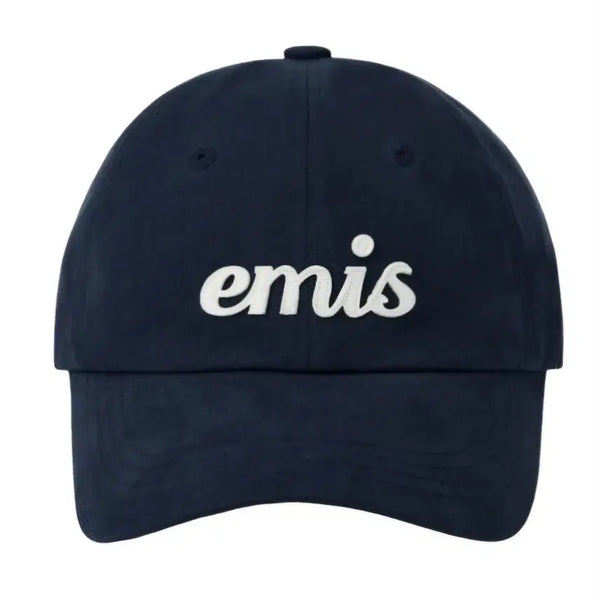[BUNJANG] Emis Applique Logo Ball Cap Navy / (새상품) emis 아플리케 이미스 볼캡 네이비