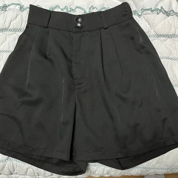 [BUNJANG] Men's Banded Half Slacks Shorts / 밴딩 슬랙스 팬츠 반바지 (실착 1회)