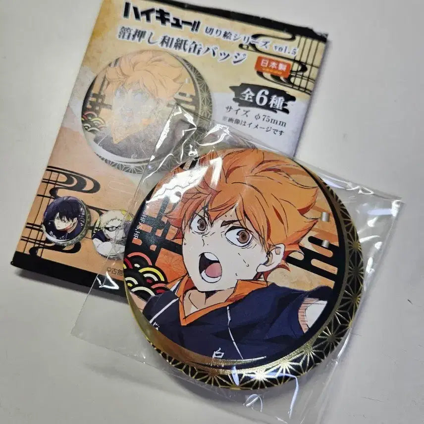 [BUNJANG] Haikyuu!! Shoyo Hinata Can Badge / 하이큐 히나타 쇼요 캔뱃지