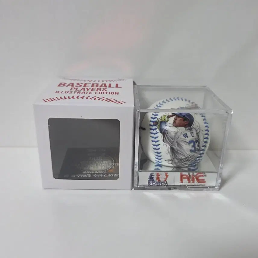 [BUNJANG] Samsung Lions Park Han-yi Coach Autographed Illustrated Baseball / 삼성라이온즈 박한이코치님 일러스트볼 친필싸인
