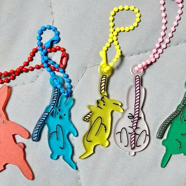 [BUNJANG] Slam Dunk Kaede Rukawa Clear Acrylic Keychain / 슬램덩크 백호군단 비공굿 2차굿즈 키링 반투명 스리아스텔 강백호 양호열