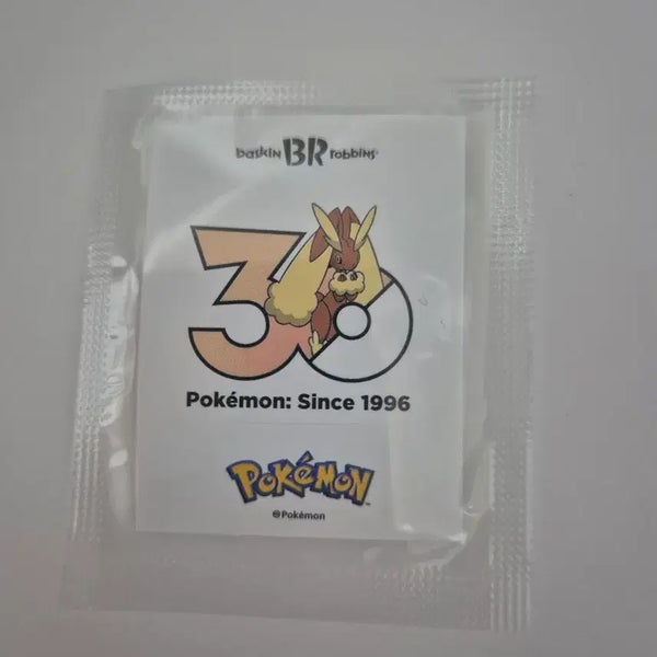 [BUNJANG] Baskin Robbins Pokemon 30th Anniversary Ddibu Seal (Iyarop) / 배스킨라빈스 포켓몬 30주년 띠부씰 (이어롭)
