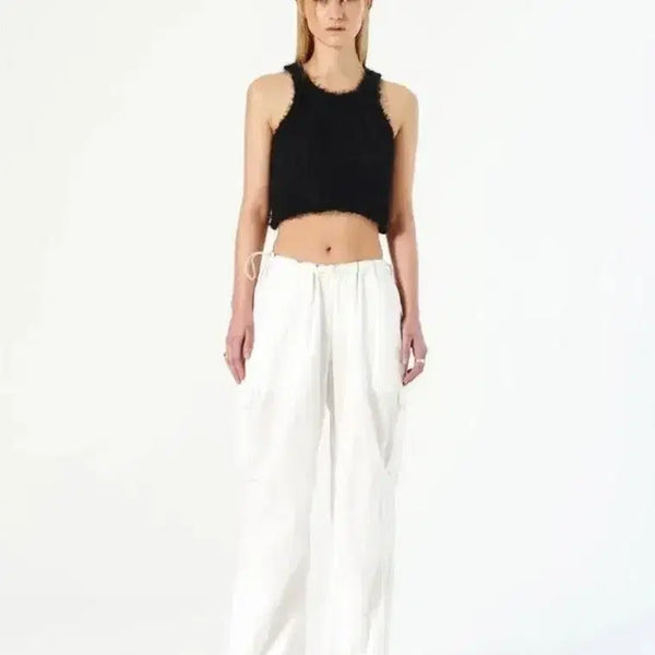 [BUNJANG] Diagonal String Cargo Pants / 다이애그널 스트링 카고팬츠