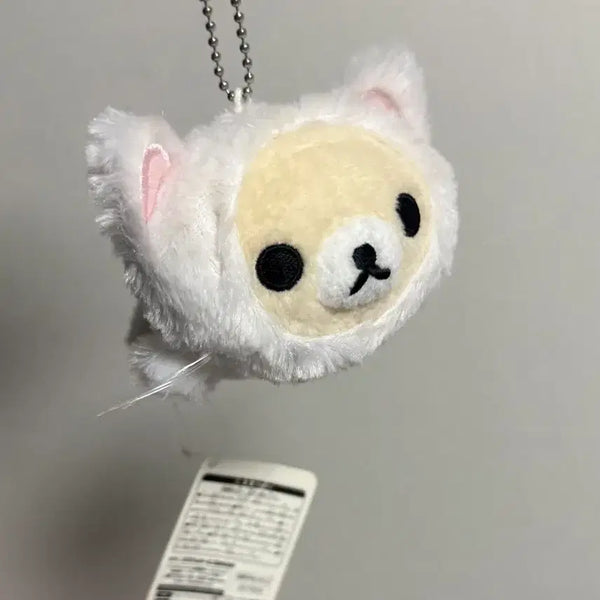 [BUNJANG] Kori Rilakkuma Cat Plush Keychain / 코리락쿠마 네코 고양이 인형키링