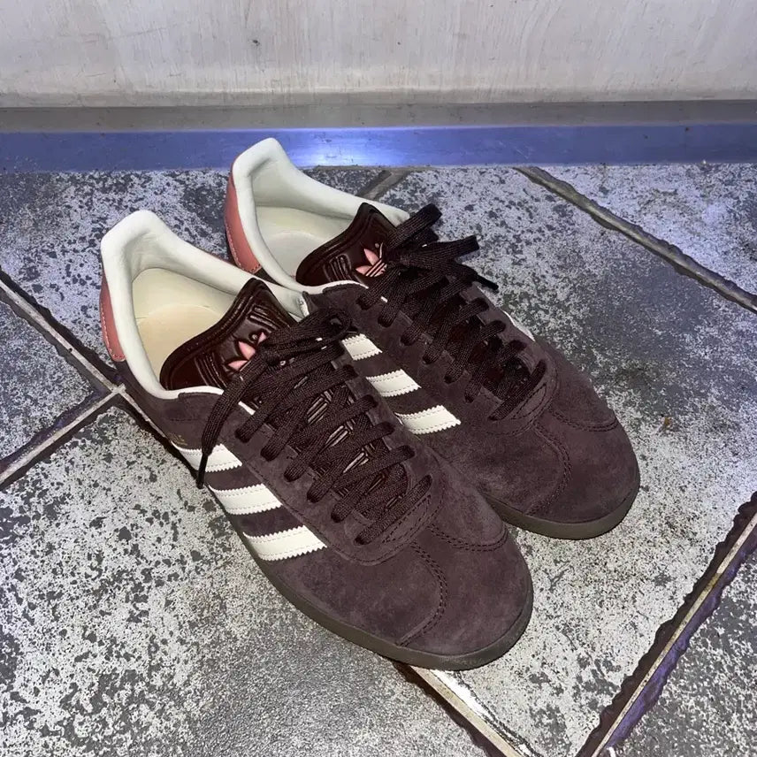 [BUNJANG] Adidas Gazelle Suede Brown 240 / 아디다스 가젤 스웨이드 브라운 240