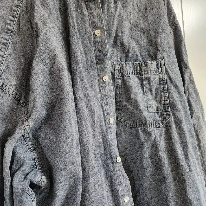 [BUNJANG] Partimento Washed Denim Shirt XL / 파르티메토 데님 셔츠 XL