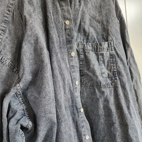 [BUNJANG] Partimento Washed Denim Shirt XL / 파르티메토 데님 셔츠 XL