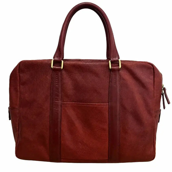 [BUNJANG] Yoshida Porter Cowhide Boston Bag Burgundy / 요시다 포터 소가죽 보스톤백 버건디